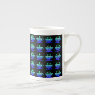 Coffee Break Blue Bone China Mug