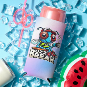 Coffee Break Buzz Seltzer Can Cooler