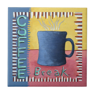 Coffee Break Ceramic Tile
