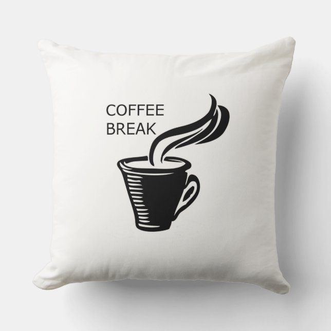 Coffee Break Cushion (Front)