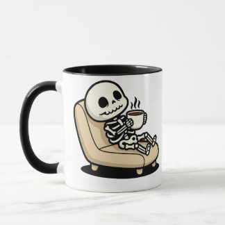 Coffee Break – Grim Reaper Dark Humor Coffee Mug
