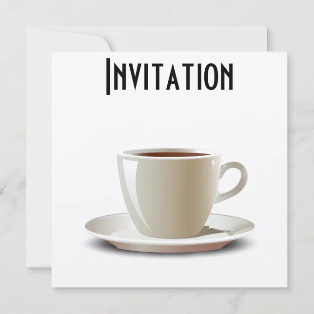 Coffee Break! Invitation | Zazzle