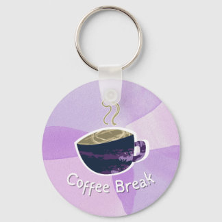 Coffee Break Key Ring