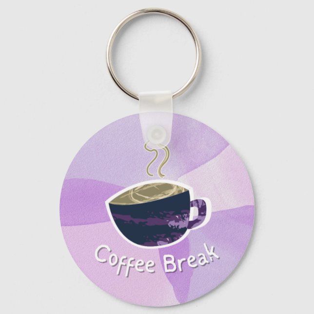 Coffee Break Key Ring (Front)