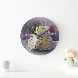 Coffee break large clock