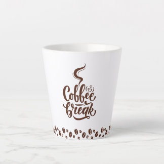Coffee break latte latte mug