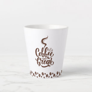 Coffee break latte mug