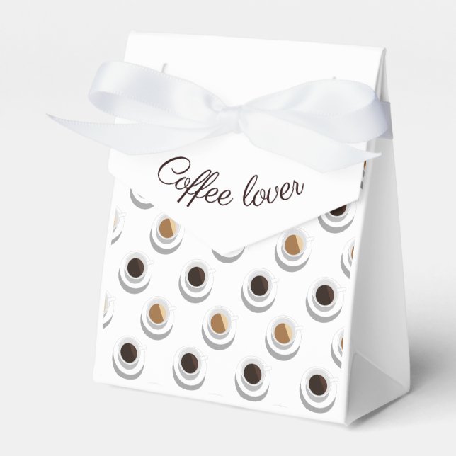 Coffee break. medium gift bag favour box (Front Side)