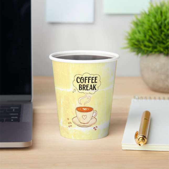 Coffee break paper cups (Insitu)