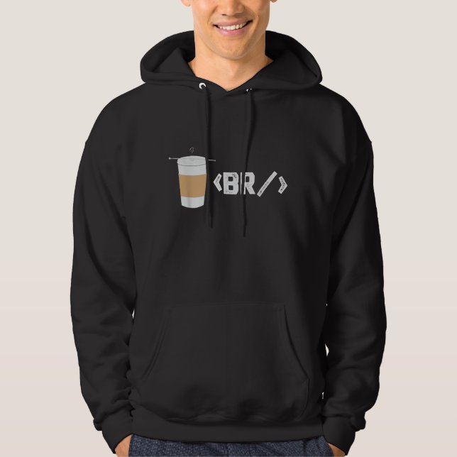 Coffee Break - Software Developer - Computer Codin Hoodie (Front)