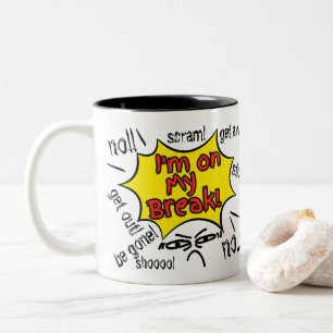Coffee Break Two-Tone Coffee Mug