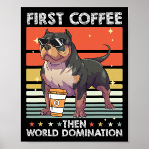 Coffee Breed Dog - Pet American Bully  Poster