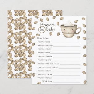 Coffee brewing baby shower Prayers for baby