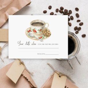 Coffee Bridal shower Date night ideas Date jar Enclosure Card