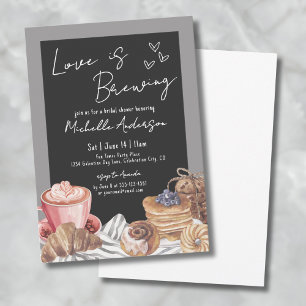 Coffee Bridal Shower Invitation