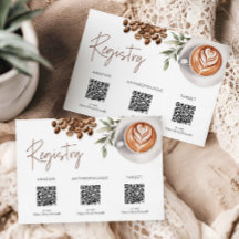 Coffee Bridal Shower - Love is Brewing Registry