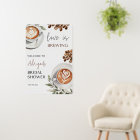 Coffee Bridal Shower Welcome Sign Template - Love 