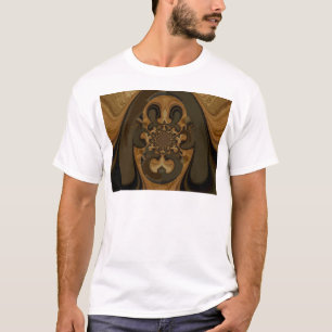 Coffee Brown Fluid Kaleidoscope Art Print T-Shirt