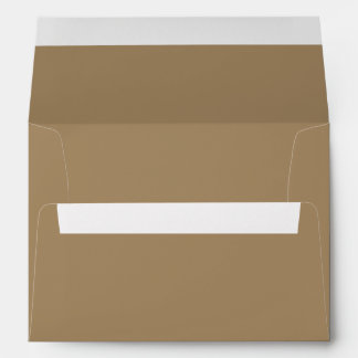 Coffee Brown Modern Envelope – Customisable