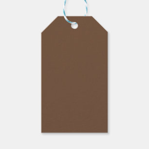 Coffee Brown Solid Colour  Gift Tags