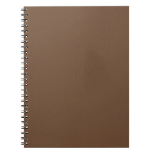 Coffee Brown Solid Colour  Notebook