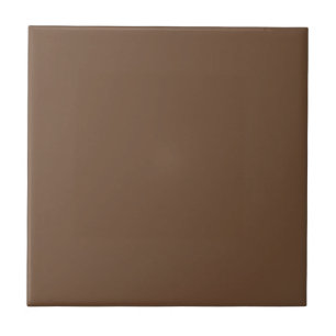 Coffee Brown Solid Colour Tile