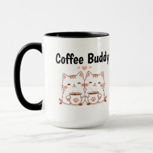 Coffee Buddy Cat Mug