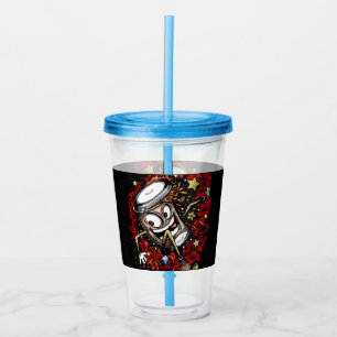 Coffee Burst Acrylic Tumbler
