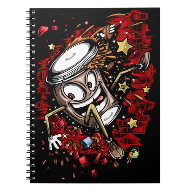 Coffee Burst Notebook (Front)