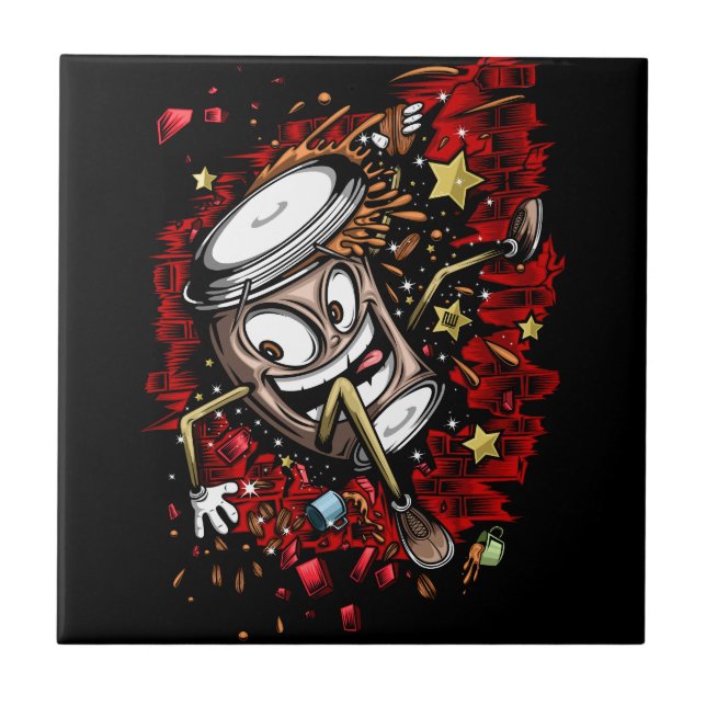 Coffee Burst Tile (Front)