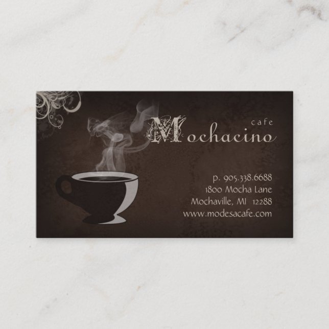 Coffee Business Card (Front)