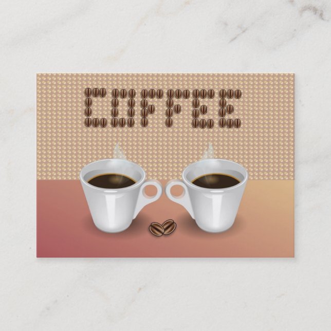 Coffee Business Card (Front)