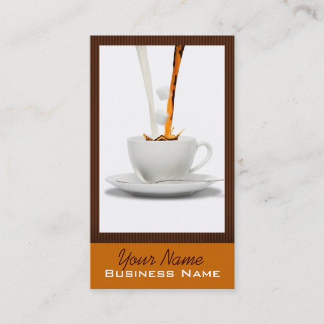 Coffee Business Cards (Front)