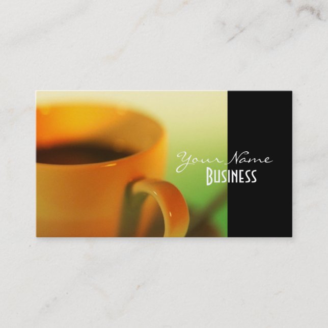 Coffee Business Cards (Front)
