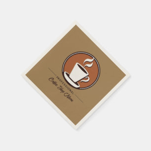 Coffee Business professional cafe espresso  shop Napkin
