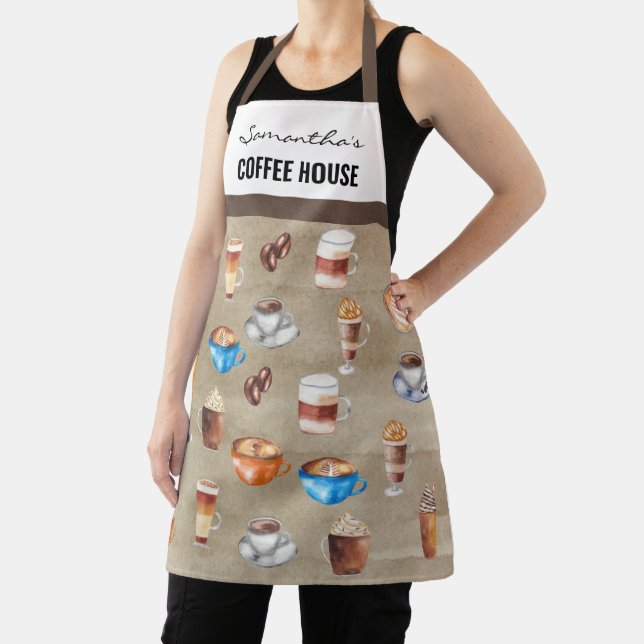 Coffee Business Shop Cafe Barista Kitchen Apron (Insitu)