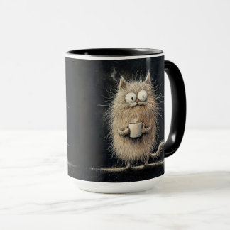 Coffee Buzz Cat Mug