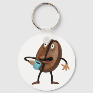 Coffee Buzz Key Ring