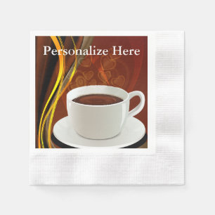 Coffee Cafe Art Napkin