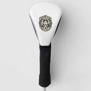 Coffee Cafe Cat Funny Cat Graphic - Coffee Cafe Ca Golf Head Cover