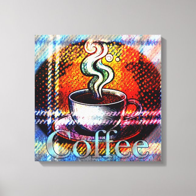 Coffee Cafe Java Canvas Print (Front)