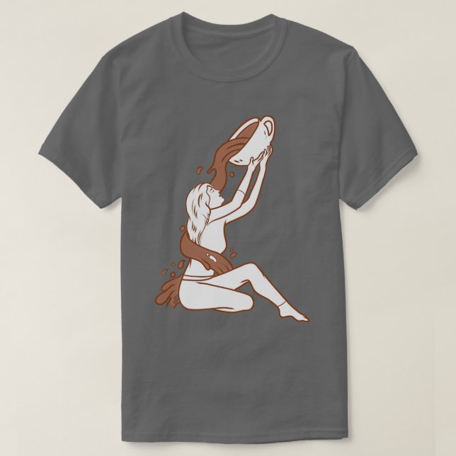 Coffee Caffeine Caf Espresso Cappuccino 23 T-Shirt (Design Front)