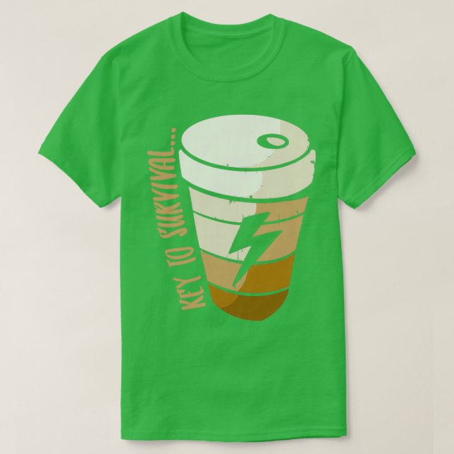 Coffee Caffeine Caf Espresso Cappuccino 24 T-Shirt (Design Front)