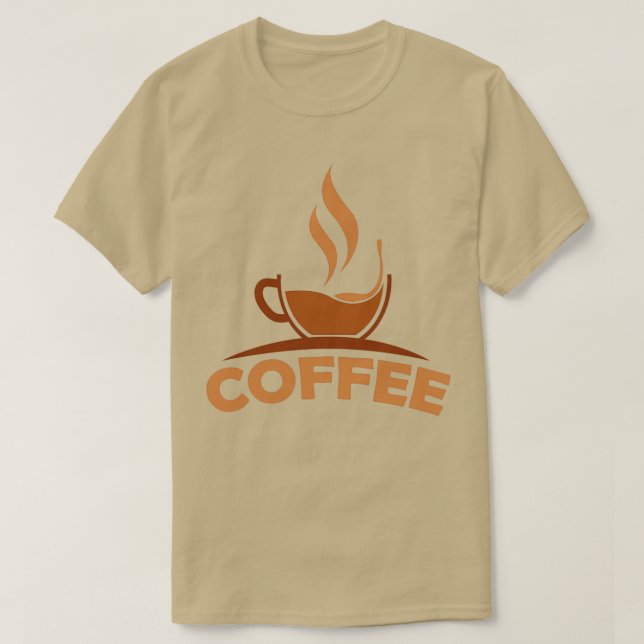 Coffee Caffeine Caf Espresso Cappuccino 7 T-Shirt (Design Front)