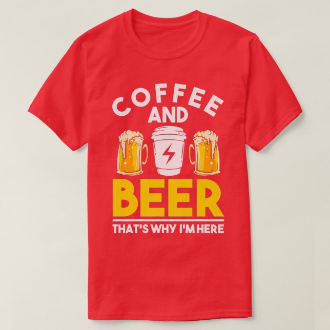 Coffee Caffeine Caf Espresso Cappuccino T-Shirt (Design Front)