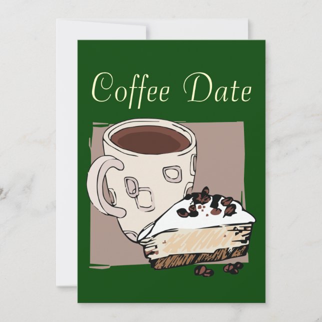 Coffee Cake Invitation (Front)