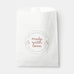 Coffee & Cake Shop Favour Bags