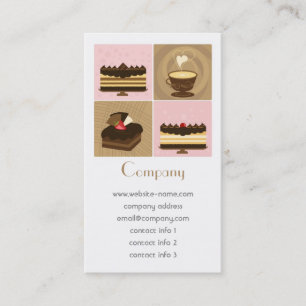 Coffee & Cakes Business Card