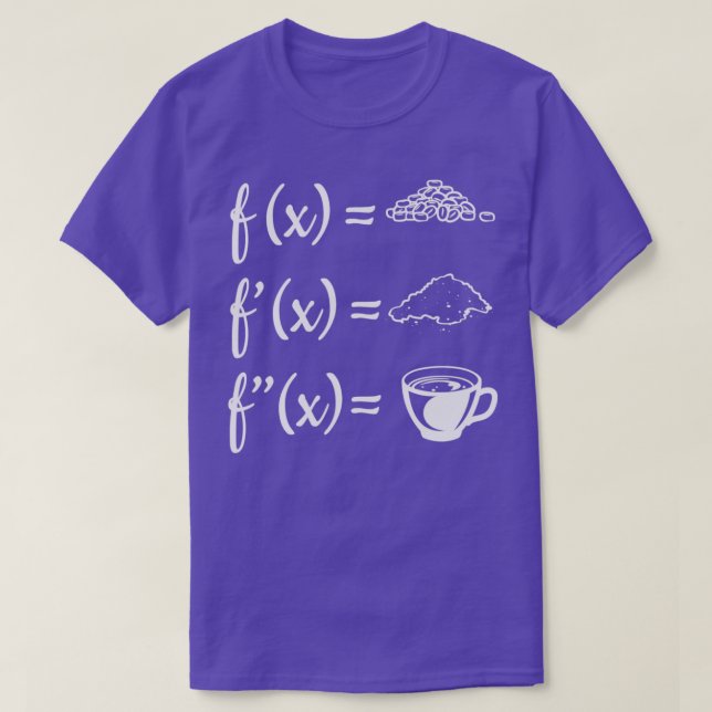 Coffee calculus teacher gifts math teacher gift ma T-Shirt (Design Front)