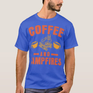 Coffee Campfires Nature Funny Camper T-Shirt
